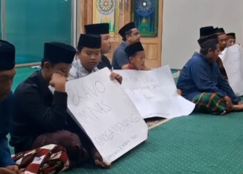 Warga Kabupaten Kediri Gelar Doa Bersama Untuk Timnas Sepakbola Indonesia