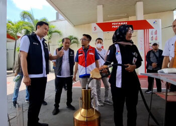 Banyak Warga Mengeluh, Polres Kediri Kota dan Disperdagin Sidak POM Bensin