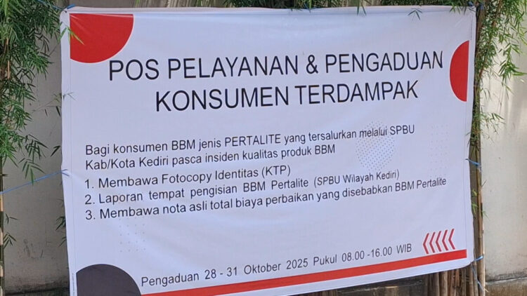 Pertamina Buka Posko Aduan Motor Rusak di Kediri