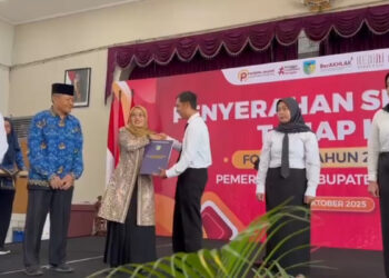 Wakil Bupati Kediri Serahkan SK PPPK Tahap Dua