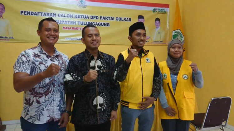 Dua Kader Golkar Daftar Nyaris Bersamaan, Perebutan Kursi Ketua DPD Golkar Tulungaggung Memanas