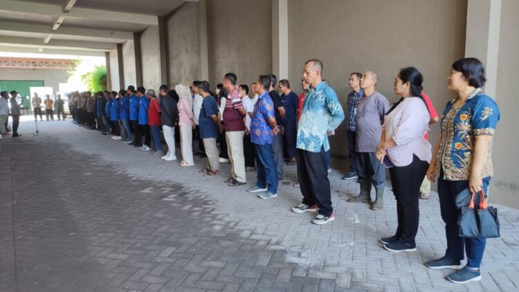 Apel Akbar Kebangsaan di Kelurahan Tosaren, Wujud Sinergi Polisi dan Pekerja Jaga Stabilitas Kota Kediri