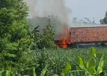 Ditinggal Ke Pasar Dapur Rumah Warga Serut Tulungagung Ludes Terbakar