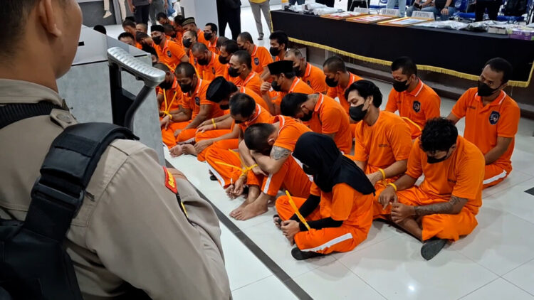 Polres Tulungagung Ungkap 36 Kasus Narkoba, 40 Tersangka di Tangkap