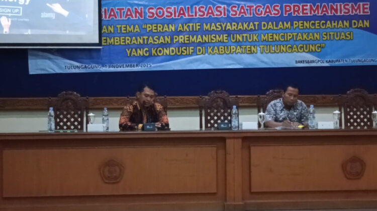Antisipasi Premanisme, Bakesbangpol Tulungagung Sosialisasi Ke Perwakilan Kecamatan