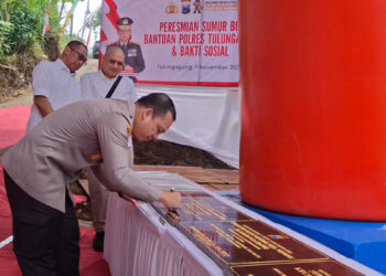 Kapolres Tulungagung Resmikan Sumur Bor di Pakisrejo, Warga Tak Lagi Risau Saat Musim Kemarau