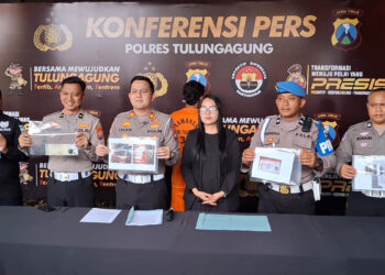 Bus Harapan Jaya Senggol Motor  di Tulungagung, Satu Orang Meninggal Dunia