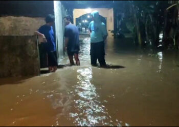 Sungai Meluap, Puluhan Rumah Warga Kebanjiran