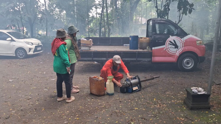 Tekan Populasi Nyamuk, Dinkes Lakukan Pengasapan