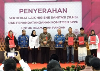 Usai SLHS Diberikan, Pemerintah Berharap SPPG Komitmen Berikan Makanan Yang Berkualitas Dan Sehat