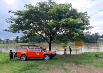 BPBD Kota Kediri Sisir Sungai Brantas Usai Debit Air Meningkat