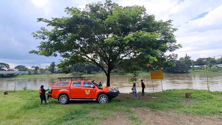 BPBD Kota Kediri Sisir Sungai Brantas Usai Debit Air Meningkat