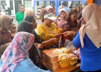 Wujud Kepedulian dan Dukung Ketahanan Pangan, Kejaksaan Kabupaten Kediri Gelar Pangan Murah