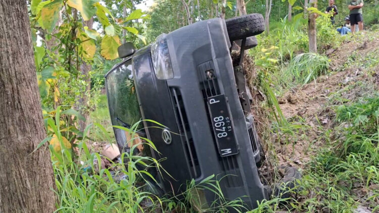 Kecelakaan Maut di Jalur Perbukitan Jowin Tulungagung 1 Orang Meninggal Dunia