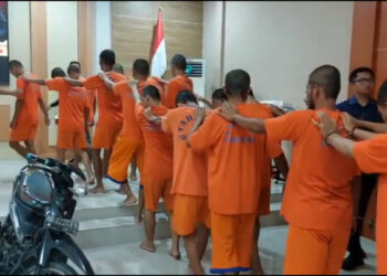 Periode Satu Bulan, Satreskrim Polres Kediri Ringkus 33 Tersangka