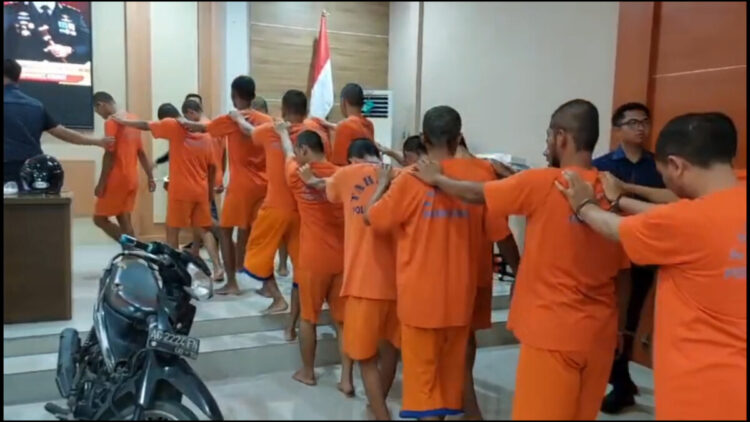 Periode Satu Bulan, Satreskrim Polres Kediri Ringkus 33 Tersangka