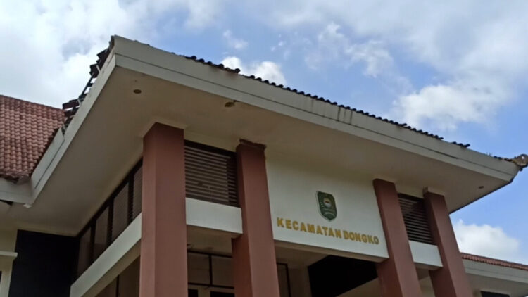 Gempa Magnitudo 5,7 Guncang Pacitan, Kantor Kecamatan Dongko Trenggalek Terdampak