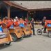 Ratusan Tukang Becak Di Tulungagung Antusias Jajal Becak Listrik Prabowo