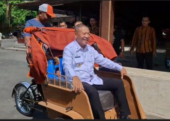 Pemkab Tulungagung Akan Bangun Stasiun Pengisian Becak Listrik Bantuan Presiden