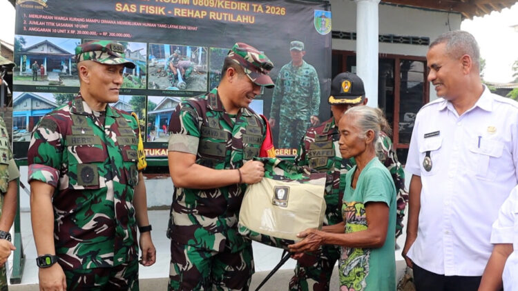 Wasev Mabesad Nilai Pelaksanaan TMMD Kediri Berjalan Sesuai Rencana
