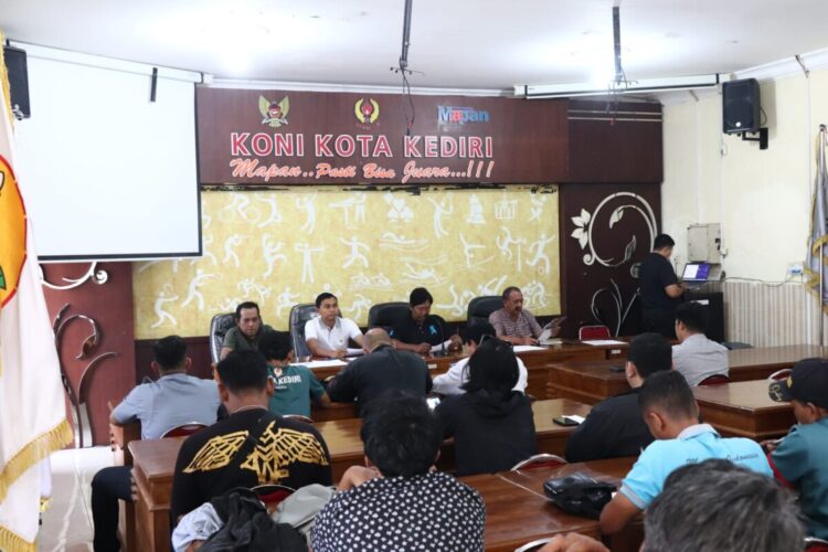 KONI Kota Kediri Putuskan Puslatkot Dimulai 1 Maret 2026, Fokus Persiapan Porprov Jatim X 2027
