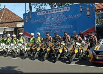 Polres Tulungagung Siagakan Ratusan Personel Amankan Arus Mudik Lebaran