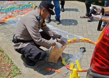 Balon Udara Meledak Timpa Rumah Warga di Tulungagung