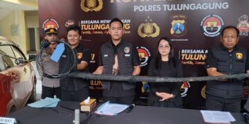 Polisi Ungkap Pencurian Kabel Telkom Di Tulungagung, 10 Pelaku Diamankan