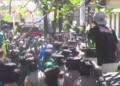 Tuntut Penuntasan Kasus Korupsi, Demo Mahasiswa di DPRD Tulungagung Berakhir Ricuh