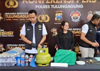 Cuan Ilegal dari “Suntik” Gas, Pemuda di Tulungagung Sulap LPG Melon Jadi Gas Portable Selama 4 Tahun