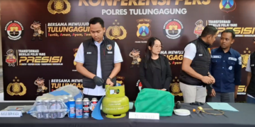 Cuan Ilegal dari “Suntik” Gas, Pemuda di Tulungagung Sulap LPG Melon Jadi Gas Portable Selama 4 Tahun