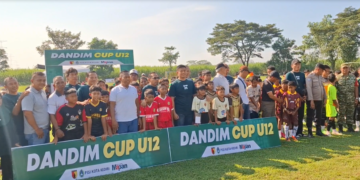 Jaring Bibit Pemain Masa Depan, 28 Tim Berlaga di Dandim Cup Kediri U-12