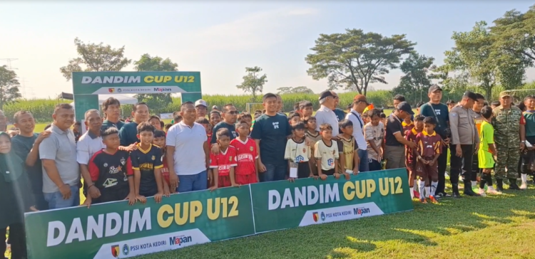 Jaring Bibit Pemain Masa Depan, 28 Tim Berlaga di Dandim Cup Kediri U-12