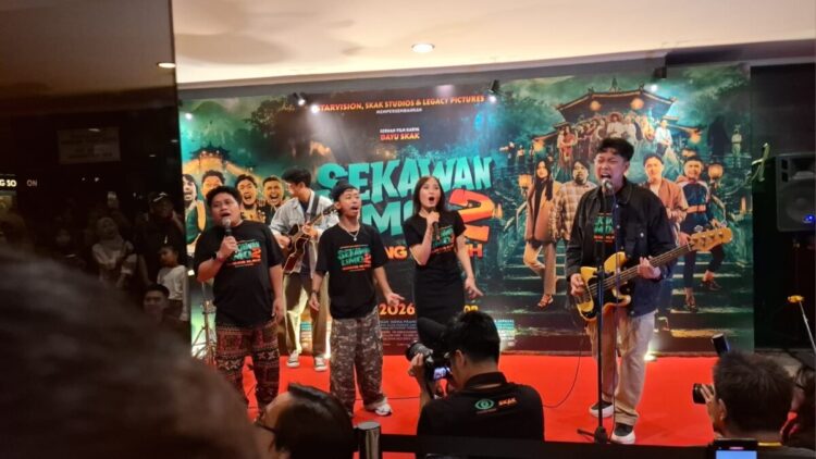 Ratusan Penonton Hadiri Pemutaran Perdana ‘Sekawan Limo 2’ di Kediri