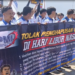 Tuntut Upah Lembur Hari Libur Dibayar, Ratusan Buruh PT Indo marco Jombang Gelar Unjuk Rasa