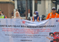 Refleksi Harkitnas ala KAI Daop 7: Gandeng Milenial Kediri, Suarakan Keselamatan di Perlintasan Sebidang
