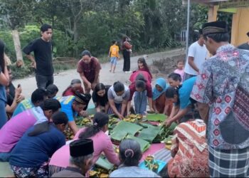 Menengok Tradisi Baritan di Lereng Kelud, Ritual Simbol Kerukunan Warga Kampung Baru Blitar