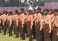 Cetak Generasi Berkarakter, 1.000 Pramuka Garuda Kota Kediri Resmi Dilantik di Stadion Brawijaya
