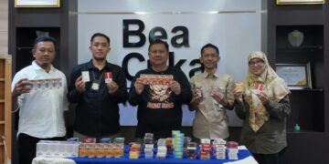 Berantas Rokok Ilegal, Satpol PP Kota Kediri dan Bea Cukai Kediri Amankan 3.412 Batang Rokok Ilegal Dalam Operasi Gabungan