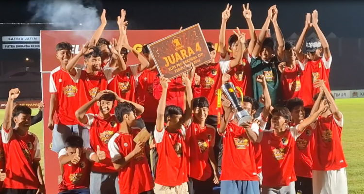 Tumbangkan Putra Bhirawa 4-1, Satria Jatim Sabet Juara Elite Pro Gerindra Cup U-17 2026