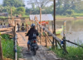 Jembatan Kaliombo Ditutup, Penumpang Perahu Tambang Sungai Brantas Melonjak 50 Persen