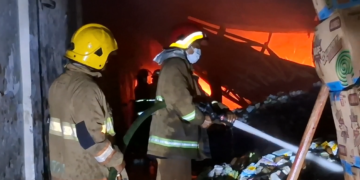 Gudang Sembako di Banjaran Kediri Ludes Terbakar, Diduga Akibat Korsleting Listrik
