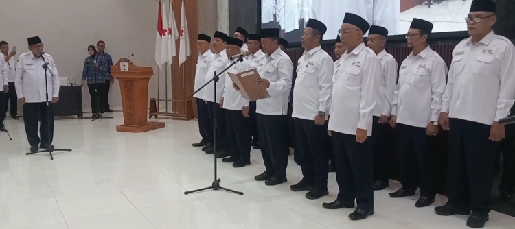 Resmi Dilantik, Pengurus Baru PMI Tulungagung Tancap Gas Perkuat Organisasi di Tingkat Sekolah