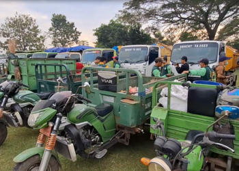 Pastikan Kebersihan Kota Optimal, DLHKP Kediri Periksa 88 Armada Operasional