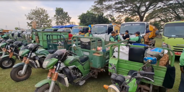 Pastikan Kebersihan Kota Optimal, DLHKP Kediri Periksa 88 Armada Operasional