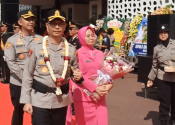 Tongkat Komando Berpindah, AKBP Rizky Tri Putra Resmi Jabat Kapolres Trenggalek