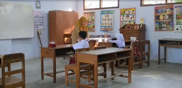 Tahun Ajaran Baru, SDN 2 Parakan Trenggalek Hanya Terima Dua Siswa Kelas 1