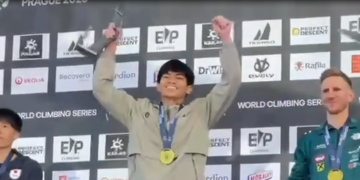 Mengenal Srondeng, Jagoan Panjat Tebing Asal Kota Kediri yang Menatap Panggung Olimpiade 2028