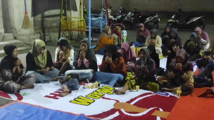 Peringati Kemerdekaan, Warga Pagu Kediri Gelar Doa Bersama dan Putar Film Perjuangan