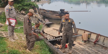 Ancam Fondasi Jembatan, Tim Gabungan Tertibkan Tambang Pasir di Sungai Brantas